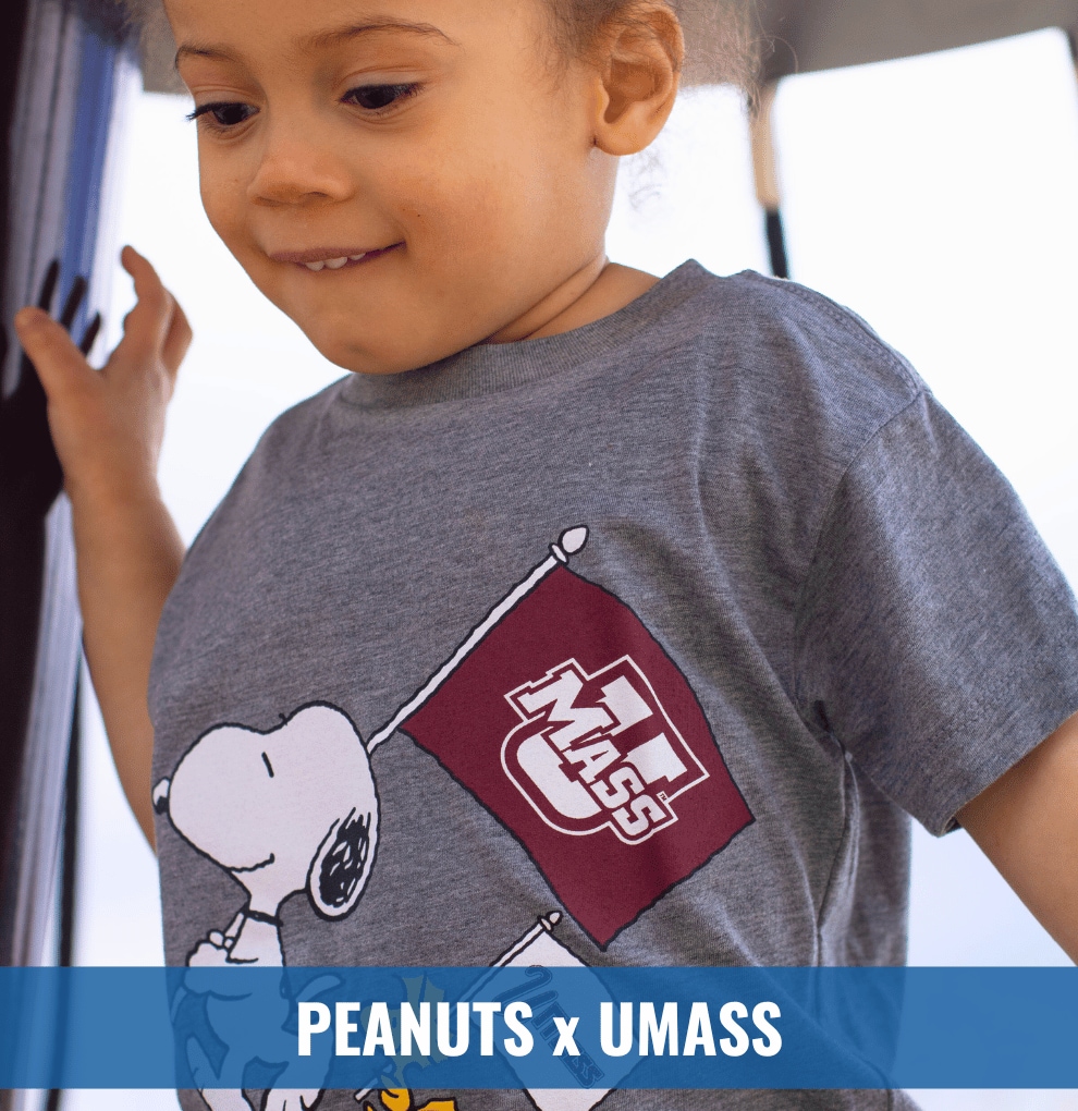 Shop the UMass Peanuts collection